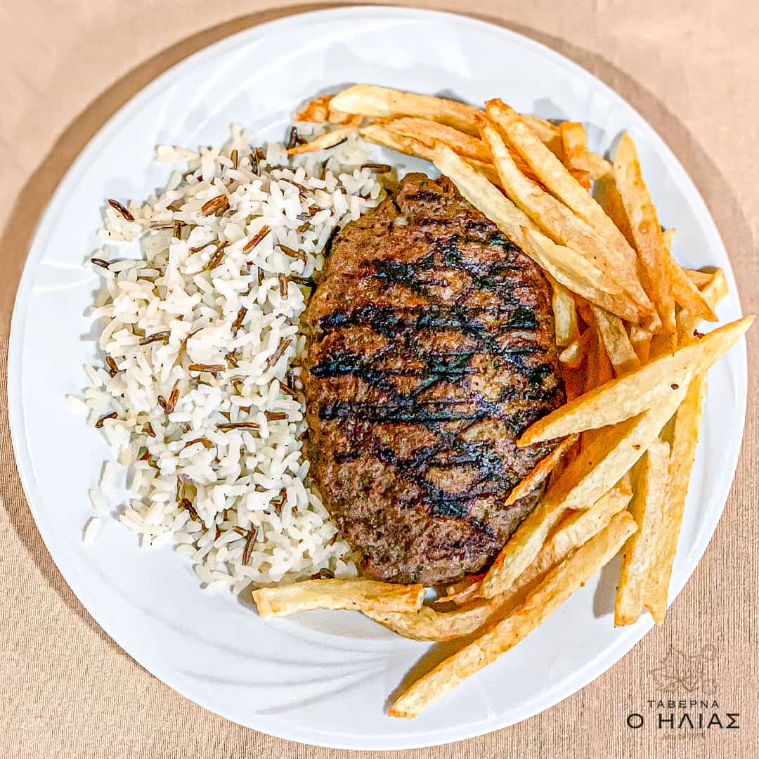 Μπιφτέκι Μοσχαρίσιο Γεμιστό